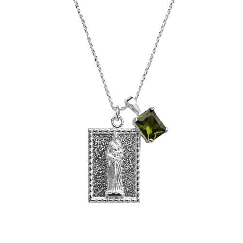 Santina Silver Pendant