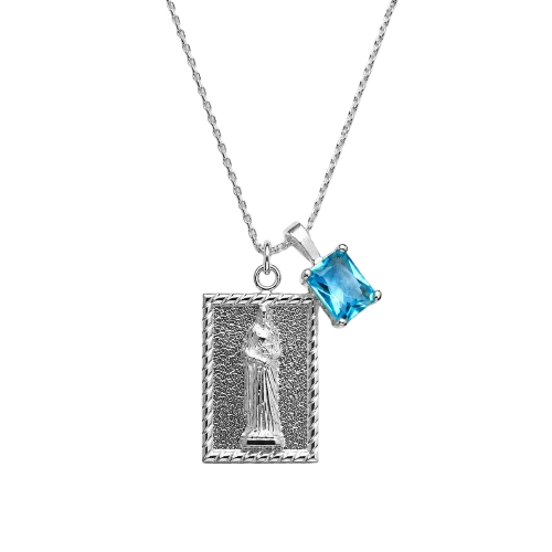 Santina Silver Pendant