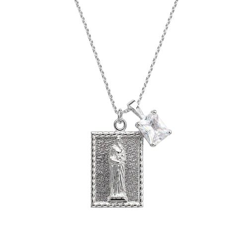 Santina Silver Pendant