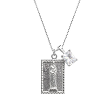 Santina Silver Pendant