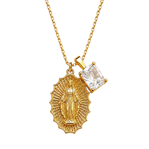 Mother Gold Pendant