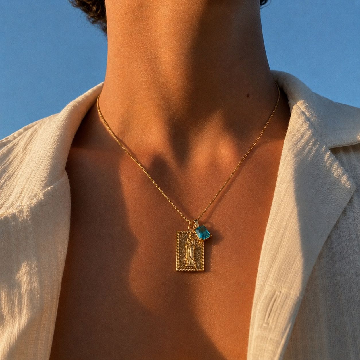 Santina Gold Pendant